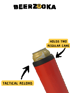 BeerZooka Double Beer Holder